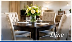 Elegant dining area